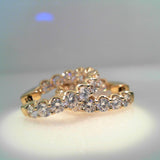 Diamond HOOPS Earring