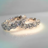 Diamond HOOPS Earring