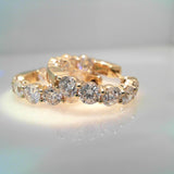 Diamond HOOPS Earring