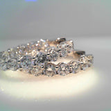 Diamond HOOPS Earring