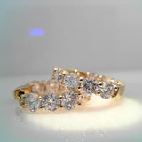 Diamond HOOPS Earring