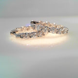 Diamond HOOPS Earring