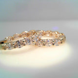Diamond HOOPS Earring