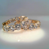Diamond HOOPS Earring