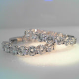 Diamond HOOPS Earring