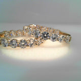 Diamond HOOPS Earring