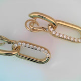 18K Yellow Gold 0.66ctw Jacket Earrings
