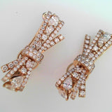 18K Rose Gold 2.66ctw Jacket Earrings