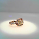 18K Rose Gold 0.16ctw Hoops Earrings