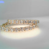 Diamond HOOPS Earring