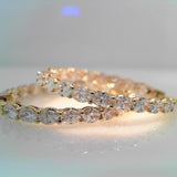 Diamond HOOPS Earring
