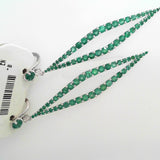 18K White Gold 5.45ctw Jacket Earrings