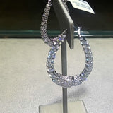 Diamond HOOPS Earring