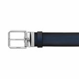 Montblanc 35 Mm Leather Pin Buckle Belt Blue 131184
