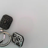 18K White Gold 3.75ctw Jacket Earrings