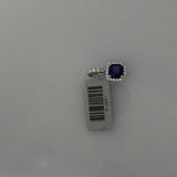 18K White Gold 0.38ctw Diamond Pendant