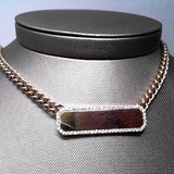 18K Rose Gold 0.70ctw Diamond Chain Necklace