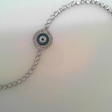 14K White Gold 2.15ctw Diamond Tennis Bracelet