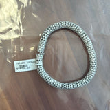 18K White Gold 20.66ctw Diamond Bangle