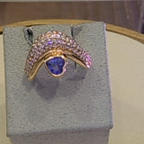 Colored Stone Rings  -  Women'