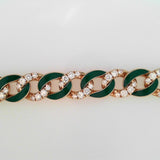 18K Rose Gold 2.45ctw Diamond Bangle