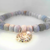 14K Yellow Gold  Amethyst Flex Gemstone Bracelet