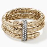 14K Yellow Gold 0.12ctw Diamond Right Hand Ring