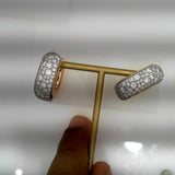 Diamond HOOPS Earring