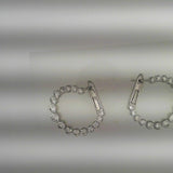 Diamond HOOPS Earring