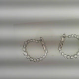 Diamond HOOPS Earring
