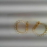 Diamond HOOPS Earring