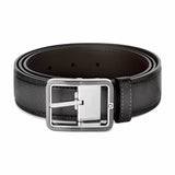 Montblanc shiny light gold Leather Belts 131191