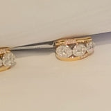 Diamond HOOPS Earring