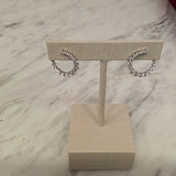 Diamond HOOPS Earring