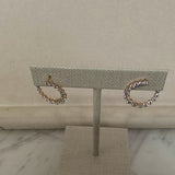Diamond HOOPS Earring