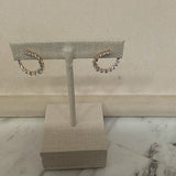 Diamond HOOPS Earring