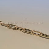 18K Yellow Gold Chain Bracelet