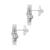 18K White Gold 0.70ctw Diamond Studs Earrings