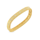 18K Yellow Gold 0.48ctw Diamond Bangle