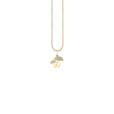 14K Yellow Gold 0.242ctw Diamond Pendant