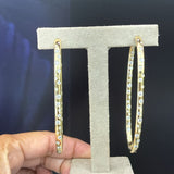 Diamond HOOPS Earring