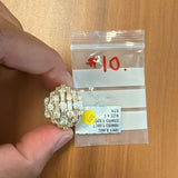 18K Yellow Gold 6.68ctw Diamond Solitaire Ring