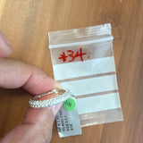 18K White Gold 5.34ctw Diamond Solitaire Ring