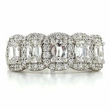 18K White Gold 2.90ctw Diamond Solitaire Ring