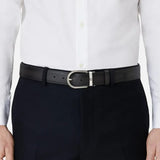 Montblanc riem met hoefijzer gesp Horseshoe 120x3,5cm 129437