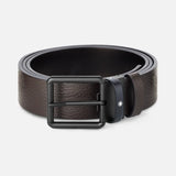 Montblanc 131187 Reversible Leather Belt (35 mm) - Black/Brown