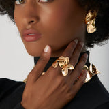 18K Rose Gold Giardni Segreti Right Hand Ring