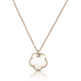 18K Rose Gold 0.04ctw Diamond Chain Necklace