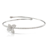 18K White Gold 1.36ctw Diamond Choker Necklace