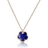 18K White Gold 0.02ctw Diamond Chain Petit joli necklace